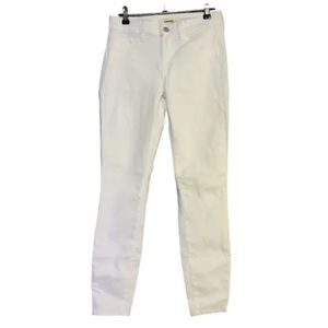 L'Agence Mazzy Skinny Low Rise Jeans Size 25 In White